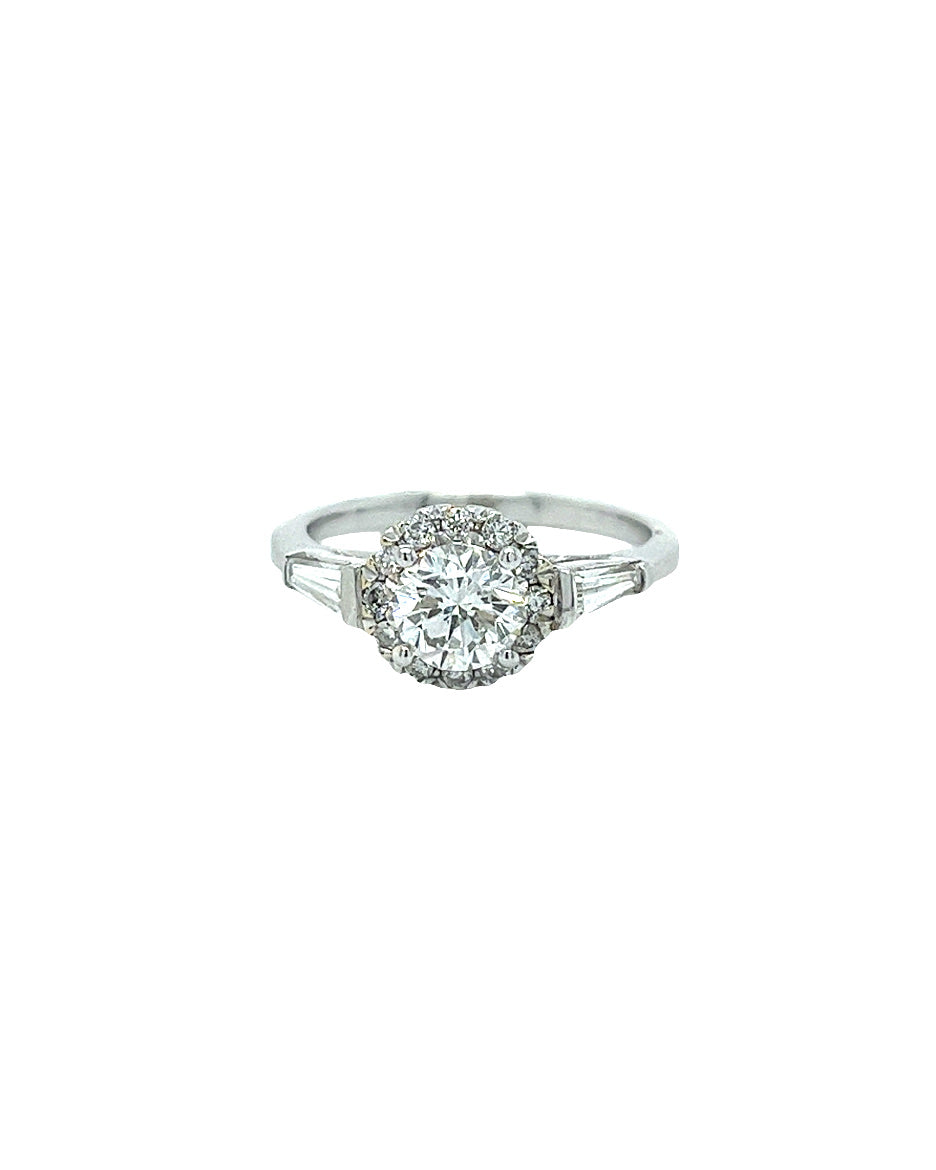 PLATINUM DIAMOND ENGAGEMENT RING