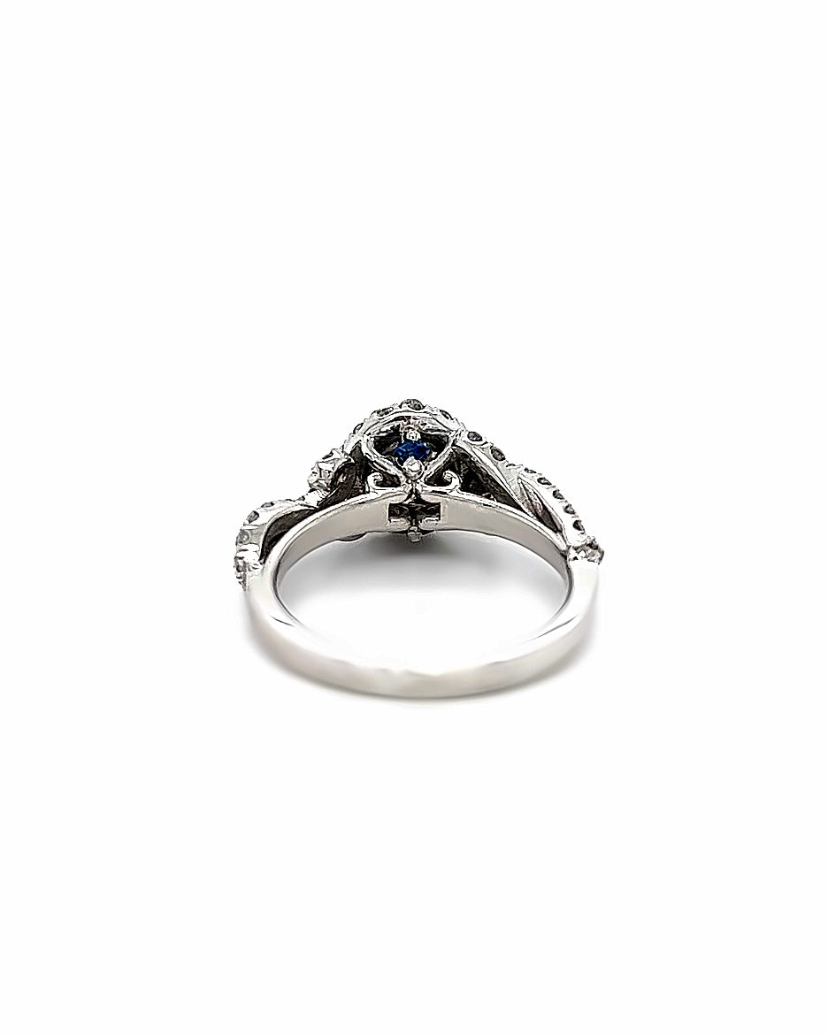 14 KT WHITE GOLD - DIAMOND ANIVERSARY RING - 1.74 CT