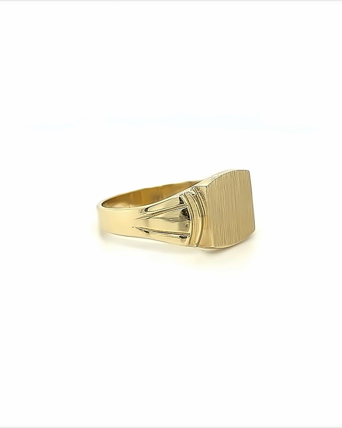 14KT YELLOW GOLD SIGNET RING