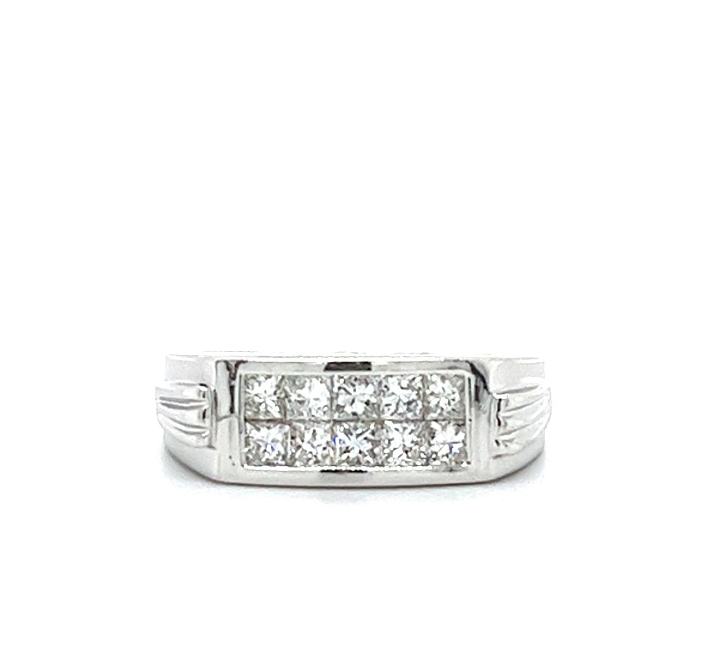 14KT WHITE GOLD DIAMOND WEDDIN GBAND