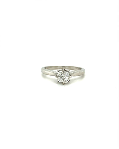 PLATINUM SOLITAIRE ROUND DIAMOND ENGAGEMENT RING