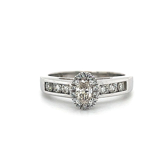 PLATINUM BRILLIANT DIAMOND ENGAGEMENT RING