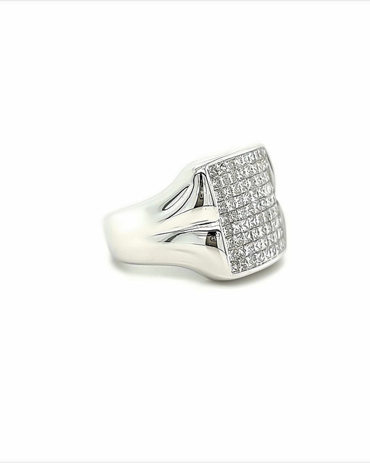 18KT WHITE GOLD BRILLIANT DIAMONDS