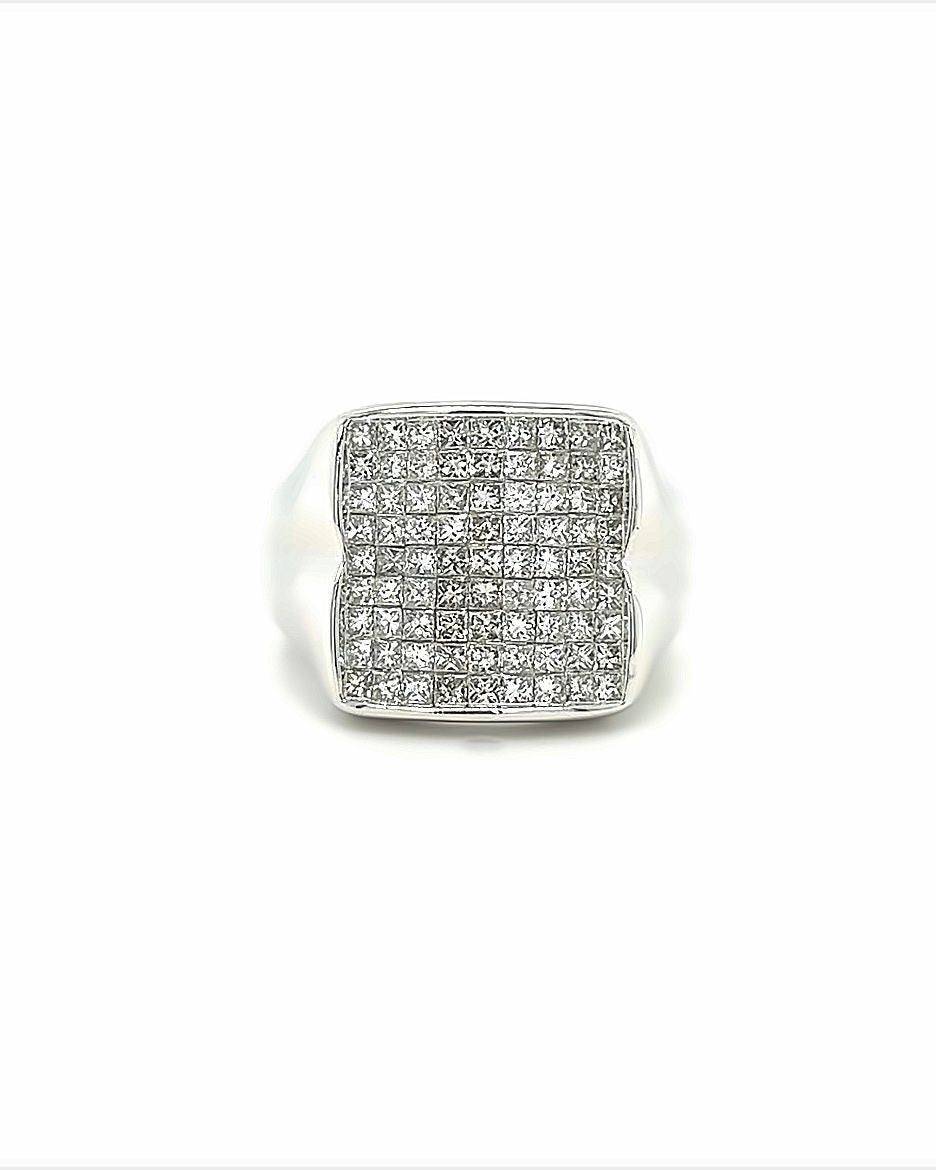 18KT WHITE GOLD BRILLIANT DIAMONDS