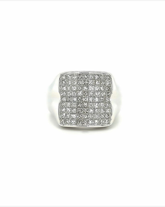 18KT WHITE GOLD BRILLIANT DIAMONDS