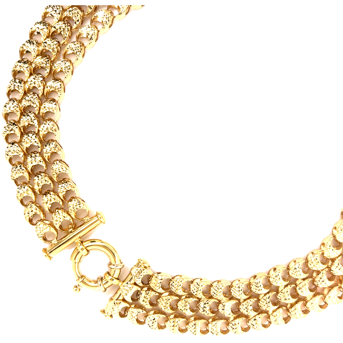 18KT YELLOW GOLD DESIGNER NECKLACE