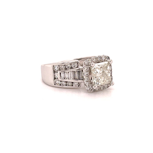 PRINCESS CUT DIAMOND 1.29 TDW