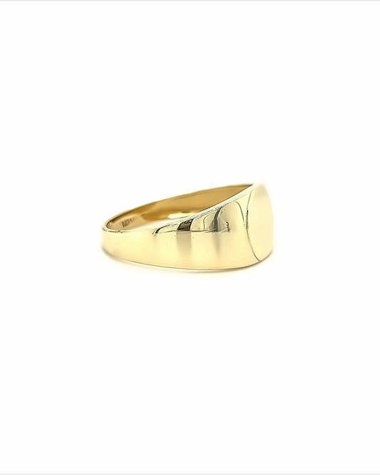 14KT YELLOW GOLD SIGNET RING