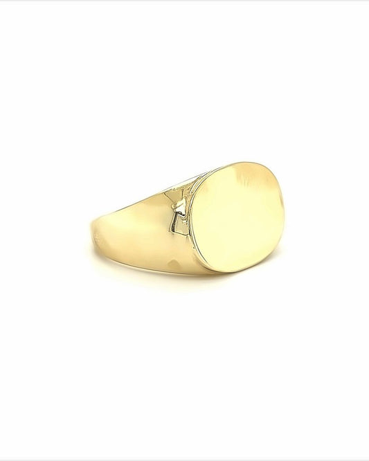 14KT YELLOW GOLD SIGNET RING