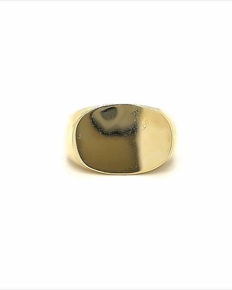 14KT YELLOW GOLD SIGNET RING