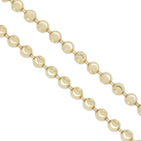 14K Yellow Gold 3.0 mm Figaro Chain Necklace 30 Inches