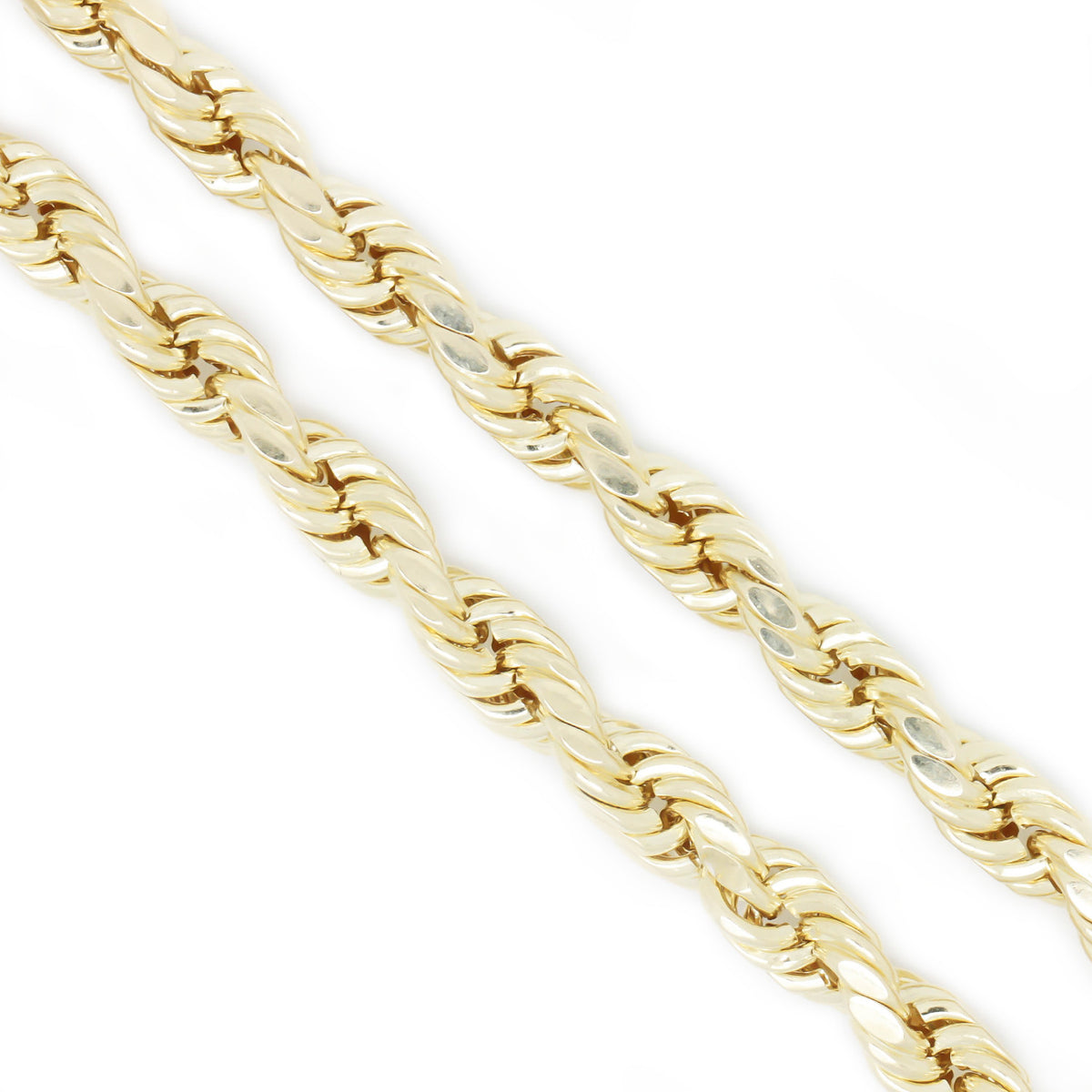 14K Yellow Gold 1.88 mm Rope Chain Necklace 24 Inches